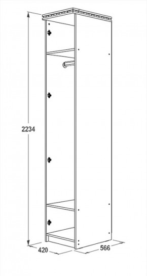 Спальный гарнитур Ольга-13 (модульный) в Игре - igra.ok-mebel.com | фото 23