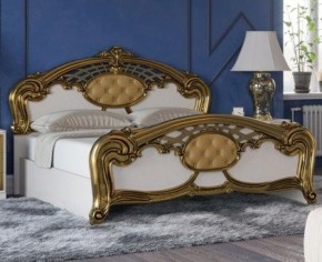 Спальный гарнитур Ольга (модульная) беж/золото в Игре - igra.ok-mebel.com | фото 6