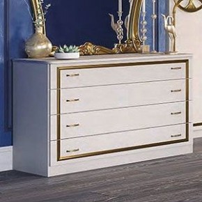 Спальный гарнитур Ольга (модульная) беж/золото в Игре - igra.ok-mebel.com | фото 9