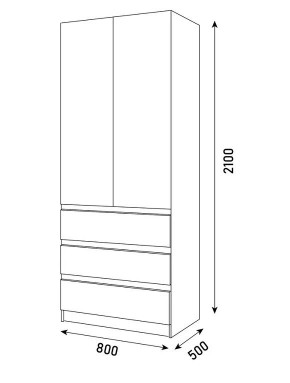 Спальный гарнитур Парус (Белый/Белый) модульный в Игре - igra.ok-mebel.com | фото 22