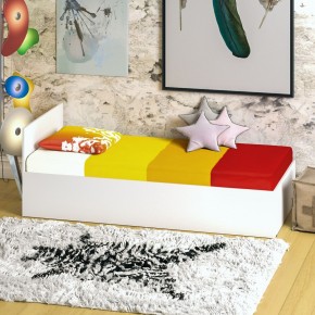 Стандарт Кровать 0900, цвет белый, ШхГхВ 93,5х203,5х70 см., сп.м. 900х2000 мм., без матраса, основание есть в Игре - igra.ok-mebel.com | фото 6