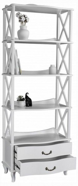Стеллаж комбинированный Джульетта-4 Л в Игре - igra.ok-mebel.com | фото 5