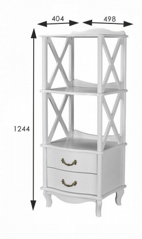 Стеллаж комбинированный Джульетта Л в Игре - igra.ok-mebel.com | фото 8