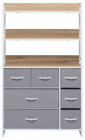 Стеллаж комбинированный Ноа в Игре - igra.ok-mebel.com | фото 2