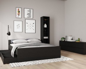 Стеллаж СИРИУС узкий, с пятью полками, цвет Дуб Венге в Игре - igra.ok-mebel.com | фото 3