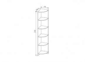 СКАНДИ СДУ370.1 Стеллаж угловой в Игре - igra.ok-mebel.com | фото 2