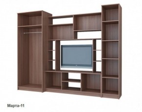 Стенка Марта 11 (Венге/Беленый дуб) в Игре - igra.ok-mebel.com | фото 4