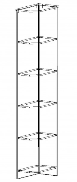 Стенка Сабина (модульная) венге/дуб белфорт в Игре - igra.ok-mebel.com | фото 13