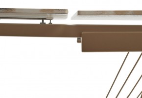 Стол ACERRA NEW 160 GLOSS GRAND JADE SOLID CERAMIC/ каркас цвета шампань, ®DISAUR в Игре - igra.ok-mebel.com | фото 7
