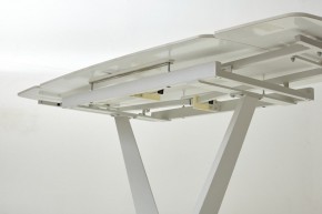 Стол ALATRI 120 GLOSS STATUARIO WHITE SOLID CERAMIC / WHITE, ®DISAUR в Игре - igra.ok-mebel.com | фото 7