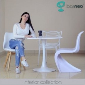 Стол Barneo T-3 Tulip style (RAL9003 белый, D90) в Игре - igra.ok-mebel.com | фото 5