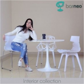 Стол Barneo T-3 Tulip style (RAL9003 белый, D90) в Игре - igra.ok-mebel.com | фото 6