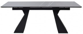 Стол БОГАРТ 200 TITANIUM BLACK PULIDO, керамика / Черный М-City в Игре - igra.ok-mebel.com | фото 6