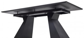 Стол БОГАРТ 200 TITANIUM BLACK PULIDO, керамика / Черный М-City в Игре - igra.ok-mebel.com | фото 7