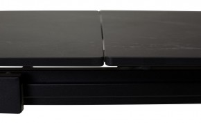 Стол CORNER 120 MATT BLACK MARBLE SOLID CERAMIC / BLACK, ®DISAUR в Игре - igra.ok-mebel.com | фото 4
