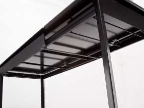 Стол CREMONA 140 HIGH GLOSS STATUARIO Белый мрамор глянцевый, керамика/ черный каркас, ®DISAUR в Игре - igra.ok-mebel.com | фото 6