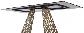 Стол ENNA 220 KL-188 Контрастный мрамор матовый, итальянская керамика/ каркас цвета шампань, ®DISAUR в Игре - igra.ok-mebel.com | фото 12