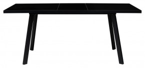 Стол ФИН 120 Черный, стекло/ Черный каркас М-City в Игре - igra.ok-mebel.com | фото 1