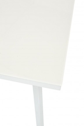 Стол ФИН 120 Латте, стекло/ Белый каркас М-City в Игре - igra.ok-mebel.com | фото 7