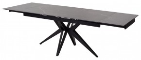 Стол FORIO 160 MATT BLACK MARBLE SOLID CERAMIC / BLACK, ®DISAUR в Игре - igra.ok-mebel.com | фото 4
