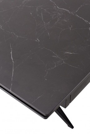 Стол FORIO 160 MATT BLACK MARBLE SOLID CERAMIC / BLACK, ®DISAUR в Игре - igra.ok-mebel.com | фото 9