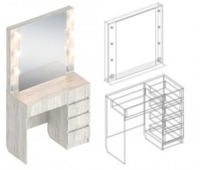 Стол гримерный - 2 (зеркало + стол) в Игре - igra.ok-mebel.com | фото 3