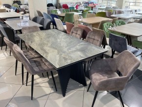 Стол IVAR 180 MARBLES KL-80 Серый мрамор, итальянская керамика, ®DISAUR в Игре - igra.ok-mebel.com | фото 11