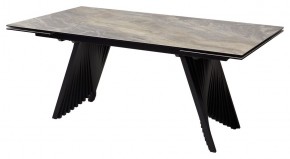 Стол IVAR 180 MARBLES KL-80 Серый мрамор, итальянская керамика, ®DISAUR в Игре - igra.ok-mebel.com | фото 2