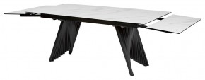Стол IVAR 180 MARBLES KL-99 Белый мрамор, итальянская керамика/серый, ®DISAUR в Игре - igra.ok-mebel.com | фото 10