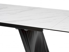 Стол IVAR 180 MARBLES KL-99 Белый мрамор, итальянская керамика/серый, ®DISAUR в Игре - igra.ok-mebel.com | фото 8