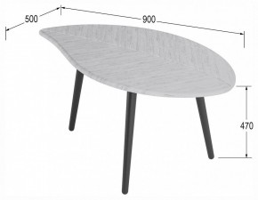 Стол журнальный Берли в Игре - igra.ok-mebel.com | фото 5