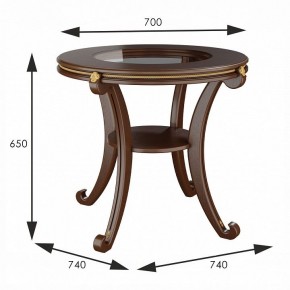 Стол журнальный Глория С в Игре - igra.ok-mebel.com | фото 3