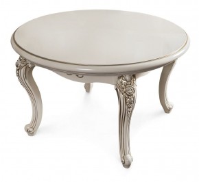 Стол журнальный круглый Джоконда (крем глянец) в Игре - igra.ok-mebel.com | фото 2