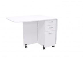 Стол книжка с ящиками (1-6702бел) Белый в Игре - igra.ok-mebel.com | фото 3