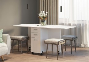 Стол книжка с ящиками (1-6702бел) Белый в Игре - igra.ok-mebel.com | фото 5