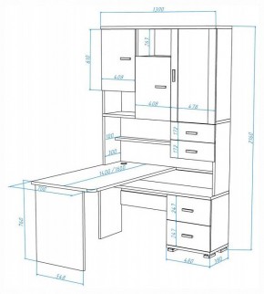 Стол компьютерный Домино СР-620-160 в Игре - igra.ok-mebel.com | фото 2