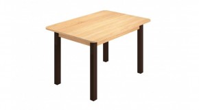 Стол ЛДСП (опоры черные) дуб сонома в Игре - igra.ok-mebel.com | фото