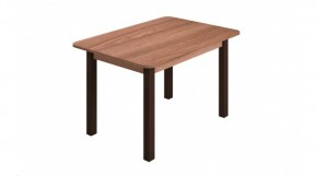 Стол ЛДСП (опоры черные) ясень шимо темный в Игре - igra.ok-mebel.com | фото