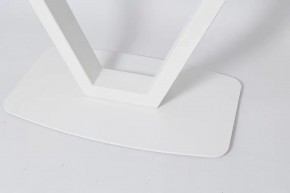 Стол Лотус раздвижной со стеклом (белый) в Игре - igra.ok-mebel.com | фото 2