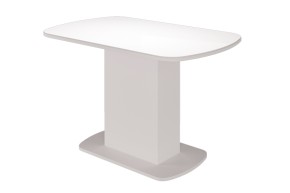 Стол обеденный Соренто (Белый глянец) в Игре - igra.ok-mebel.com | фото 2