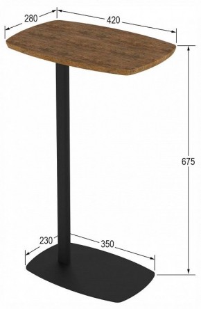Стол придиванный Дей в Игре - igra.ok-mebel.com | фото 4