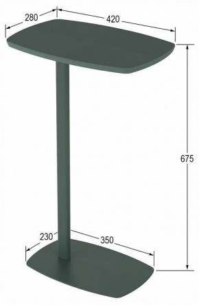 Стол придиванный Дей в Игре - igra.ok-mebel.com | фото 4