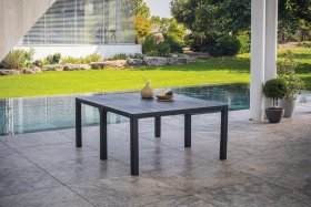 Стол раскладной Джули (Julie Double table 2 configurations) Графит в Игре - igra.ok-mebel.com | фото 2