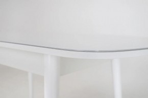 Стол раскладной со стеклом (опоры массив цилиндрический) "Хоста" в Игре - igra.ok-mebel.com | фото 6