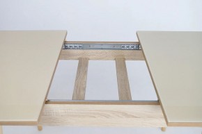 Стол раскладной со стеклом (опоры массив цилиндрический) "Хоста" в Игре - igra.ok-mebel.com | фото 9