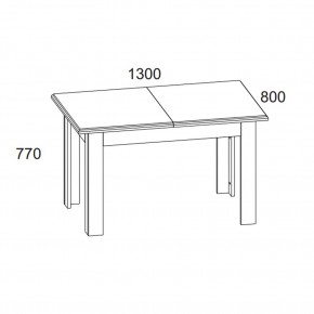 Стол раздвижной, MONAKO, цвет Сосна винтаж/дуб анкона в Игре - igra.ok-mebel.com | фото 2