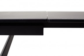 Стол RIETI 200 NERO KL-116 Черный мрамор матовый, итальянская керамика/ черный каркас, ®DISAUR в Игре - igra.ok-mebel.com | фото 3