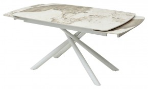 Стол RIVOLI 140 GLOSS LUXURY PANDORA SOLID CERAMIC / WHITE, ®DISAUR в Игре - igra.ok-mebel.com | фото 9