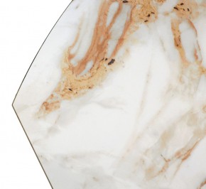 Стол TERAMO 135 GLOSS GRAND JADE SOLID CERAMIC, керамика, поворотн.механизм / Черный каркас, ®DISAUR в Игре - igra.ok-mebel.com | фото 13