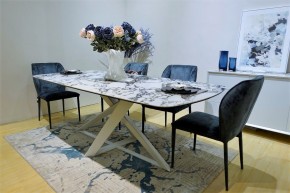 Стол VICENZA 220 BULGARI WHITE, керамика / белый, ®DISAUR в Игре - igra.ok-mebel.com | фото 12